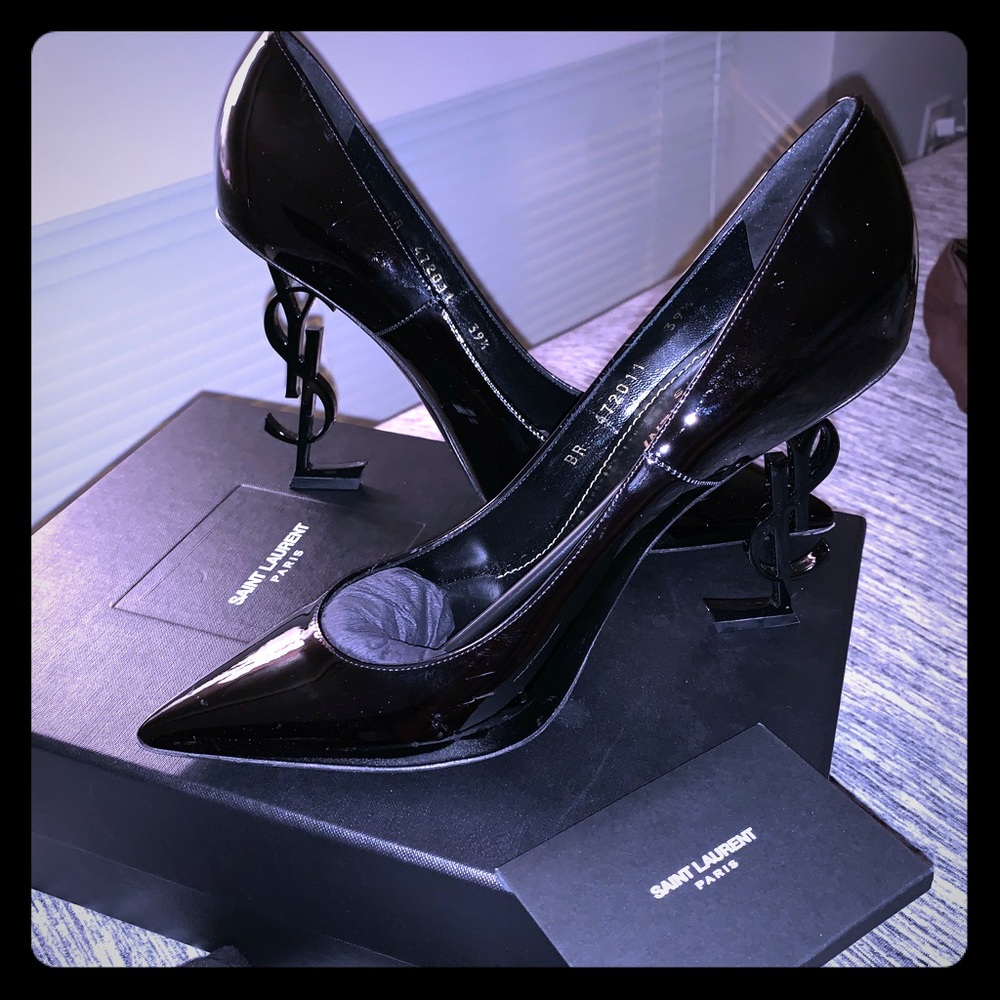 Saint Laurent Patent Opyum Pumps